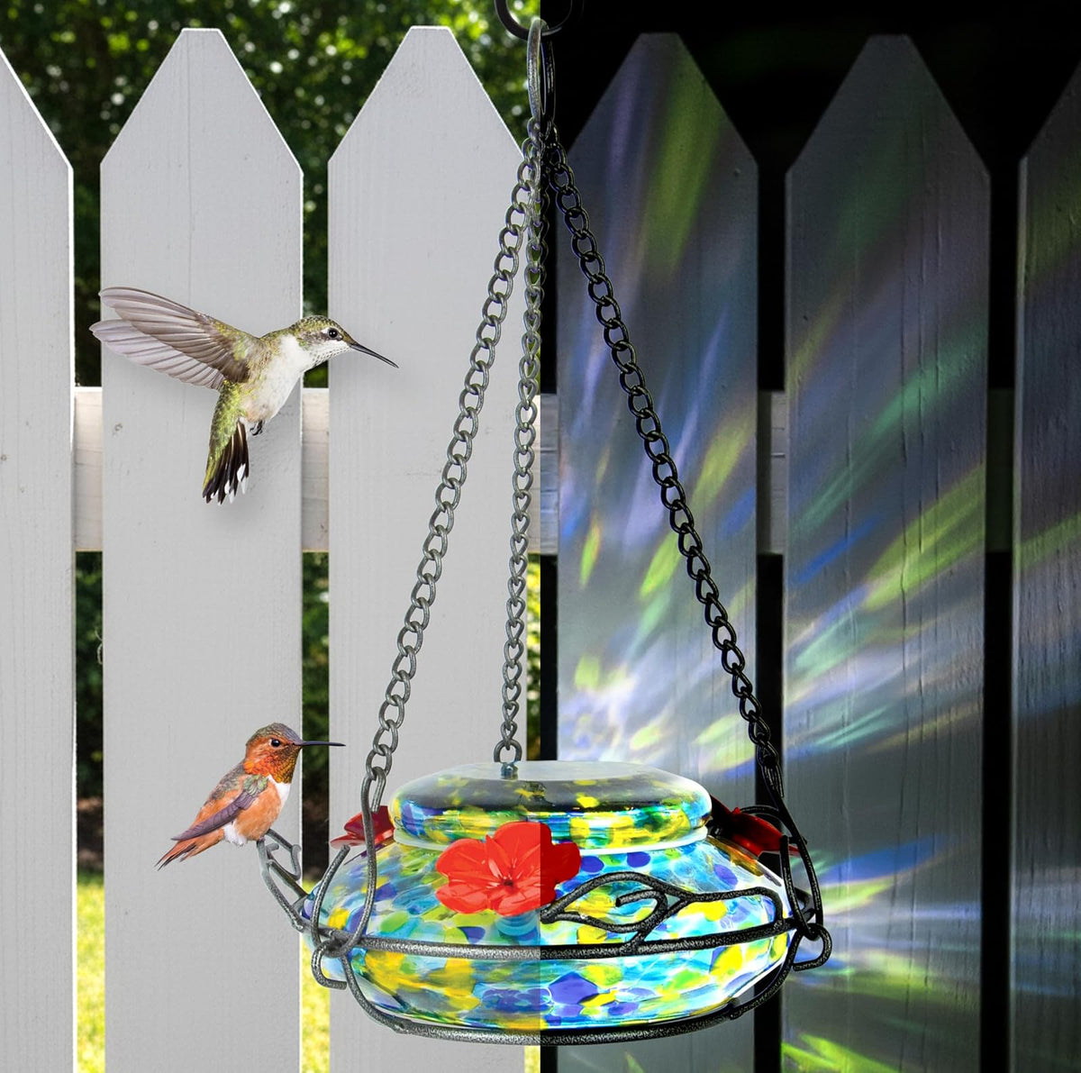 Nature's Way Bird Products Feeder GHF7 Illuminated Top Fill Hummingbird Feede