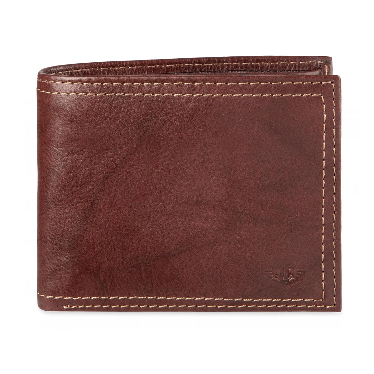 Dockers Cartera de cuero para hombre