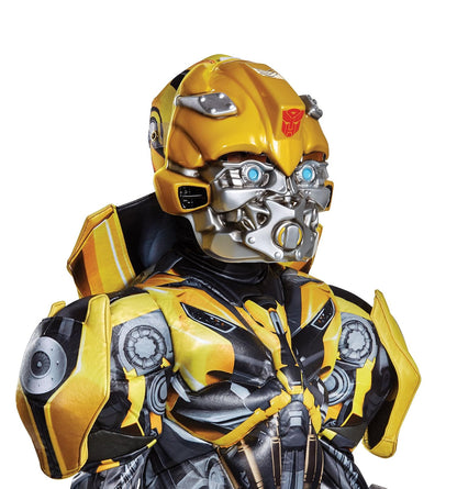 Disguise Bumblebee Movie Disfraz de prestigio, Amarillo, Mediano (7-8)