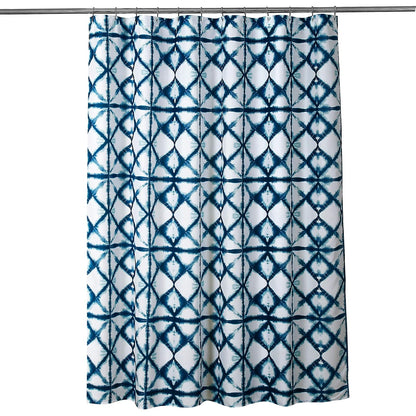 Lush Decor, Cortina de Ducha Geo Shibori, 183 x 183 cm