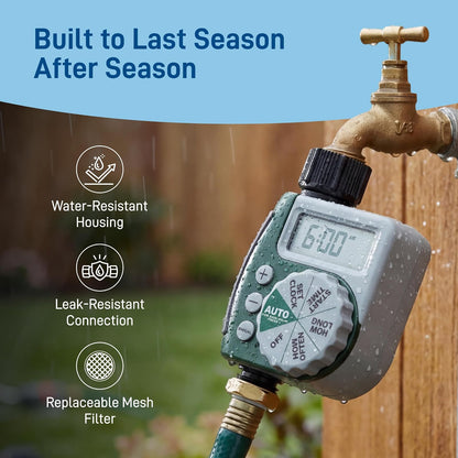 Orbit Single Outlet Programmable Hose Faucet Timer, Standard Packaging