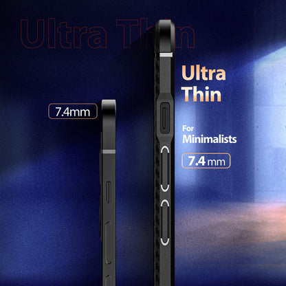 ORIbox Funda Compatible con iPhone 12 Pro, Compatible con iPhone 12, Duradera y Ligera, a Prueba de Golpes, Color Negro