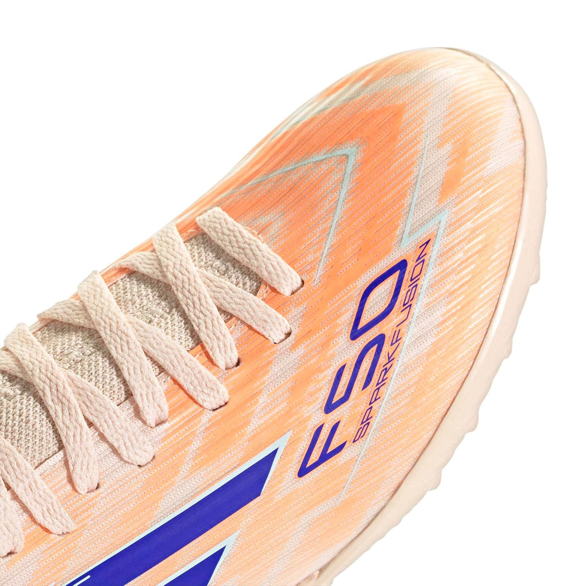 adidas F50 Sparkfusion Club Tacos de Futbol para Mujer, Color Naranja de Adulto