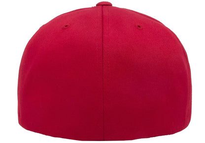 Flexfit Pro-béisbol en el Campo Gorro/Sombrero para para Hombre | Buckram duro, estructurado, espalda cerrada, ajuste elástico, pico plateado