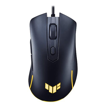 ASUS Mouse Gaming TUF Gaming M3 Gen IIncon Cable, 59 g, Ligero, Resistente al Polvo y al Agua IP56, Protector Antibacteriano, Sensor óptico 8K dpi, 6 Botones programables, Color Negro