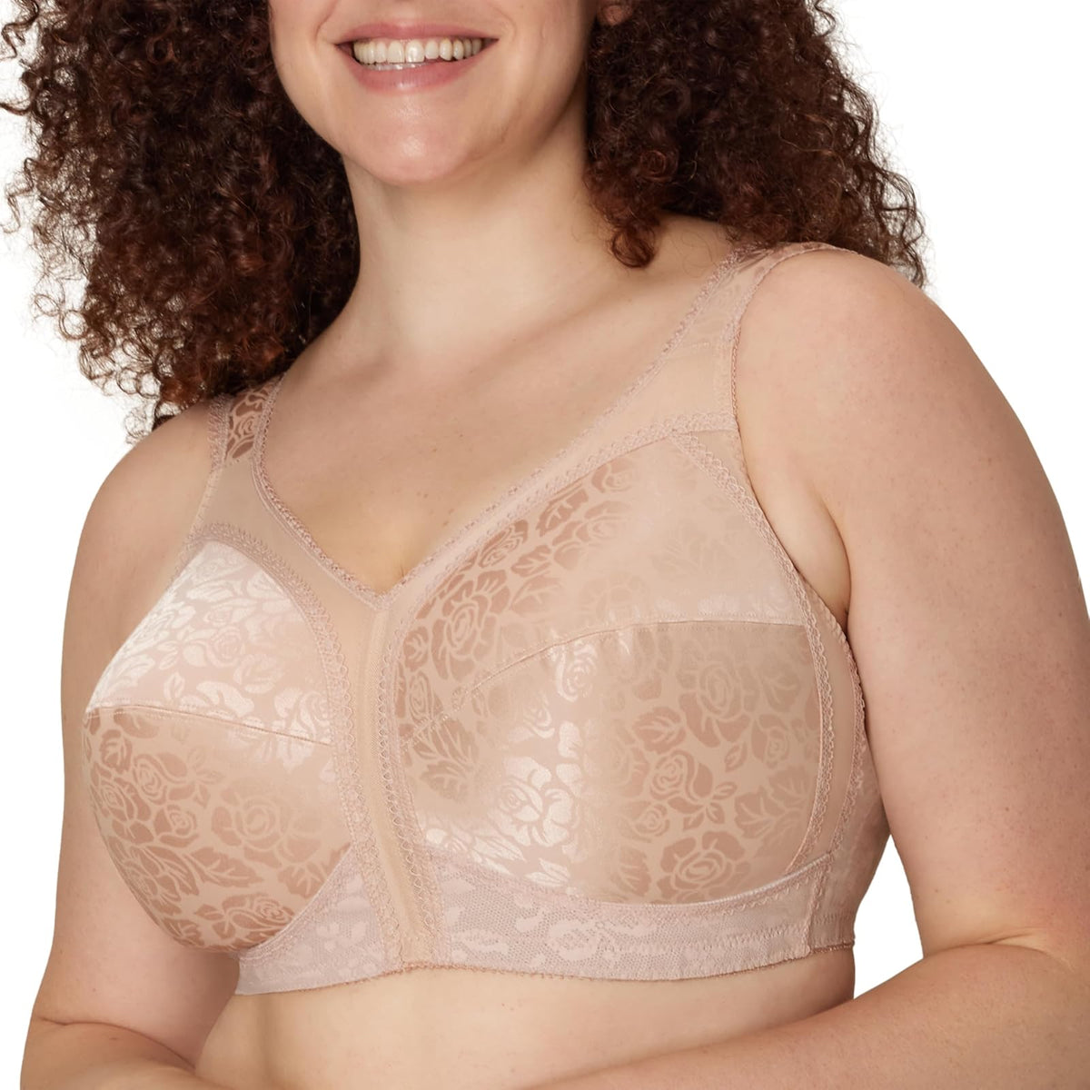 Playtex Brasier 18 Hour Sin Varillas Cobertura Completa - 42DD - Cafe Au Lait