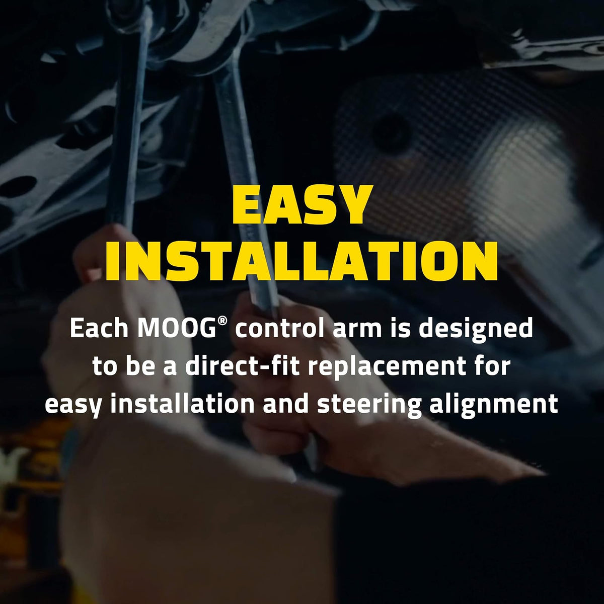 MOOG RK623521 - Brazo de control de suspensión delantero derecho inferior y conjunto de rótula para Mazda CX-5