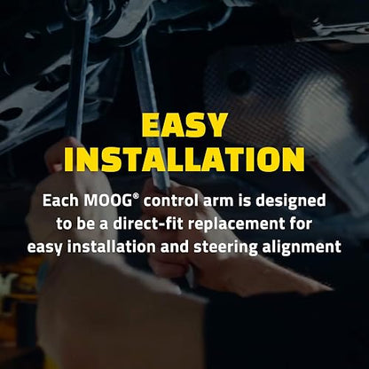 Moog Brazo de Control de Suspensión Trasero con Rótula RK100121, Negro