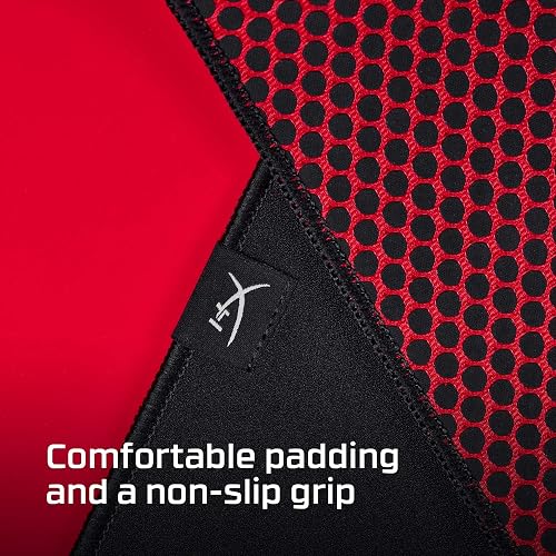 HyperX Pulsefire Mat Cloth XL- Mousepad Profesional para Gaming, Extra Largo (Extra Large) - Superficie optimizada para Velocidad, Costura antidesgaste 900x420x3mm (4Z7X5AA)