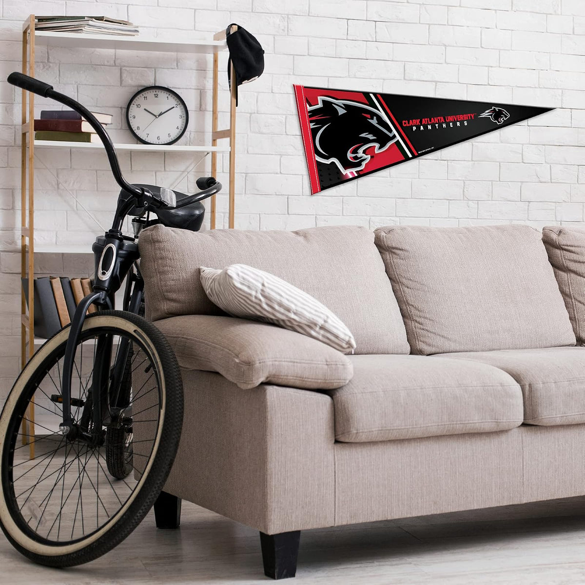 Rico Industries NCAA Missouri Tigers Primary - Banderín de fieltro de 30,5 x 76,2 cm, ideal para decoración del hogar/habitación de cama/cueva de hombre
