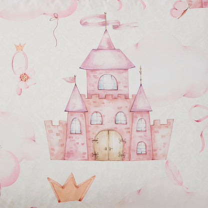 Juego de Ropa de Cama para niños y niñas, Juego de sábanas y edredón Estampados, tamaño Individual, Princesa de Cuento de Hadas