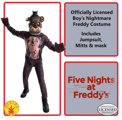 Rubie's Costume Boys Five Nights At Freddy's Nightmare Fazbear Costume