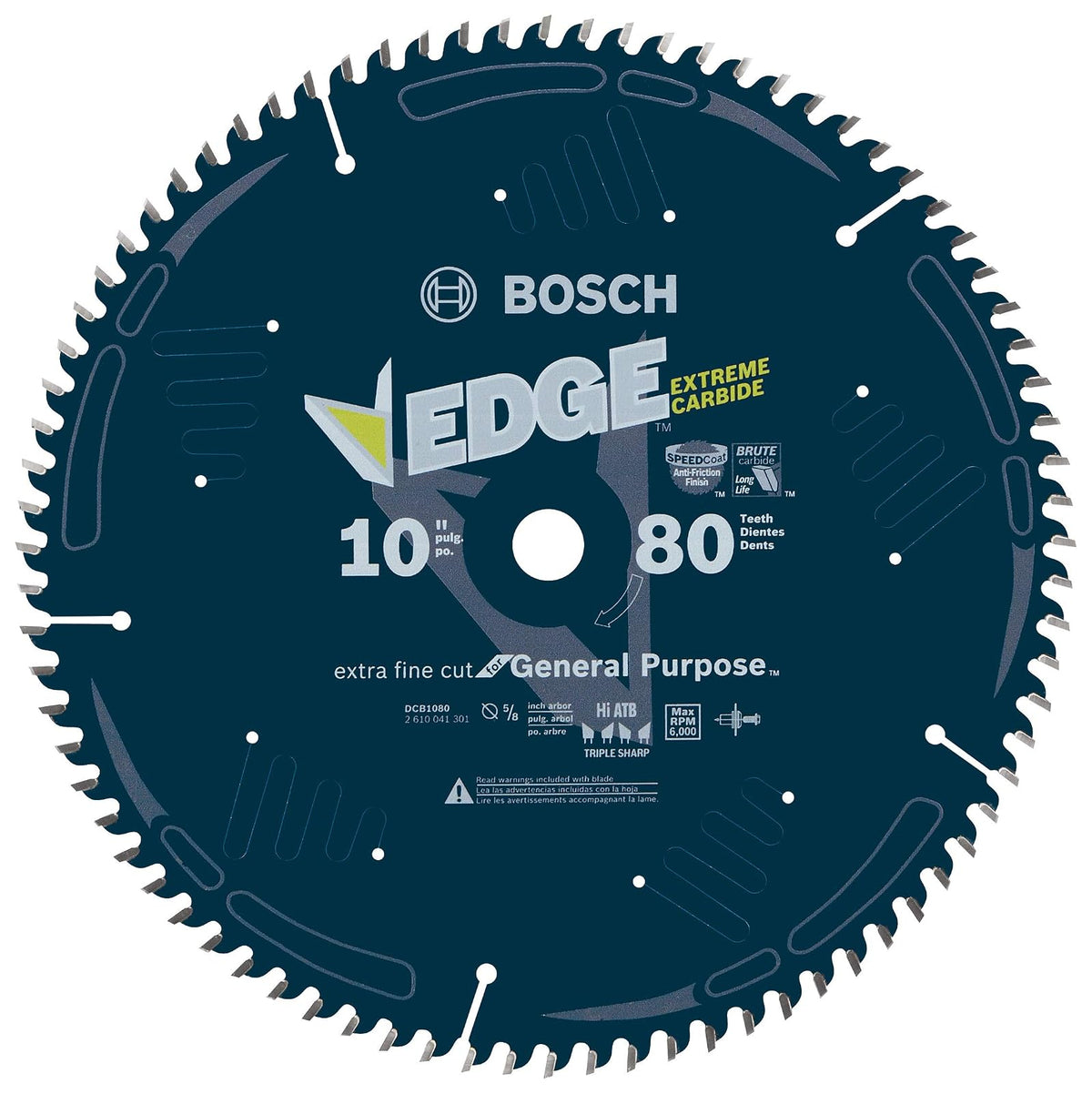 Bosch Daredevil Fast Ripping Hoja de sierra circular, 10 pulgadas