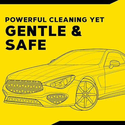 Meguiar's, Hot Rims Limpiador de Rines Negros, G230524, 709ml | Gel espumante profundo especialmente formulado para limpiar eficazmente las ruedas mate, , satinadas y cromadas