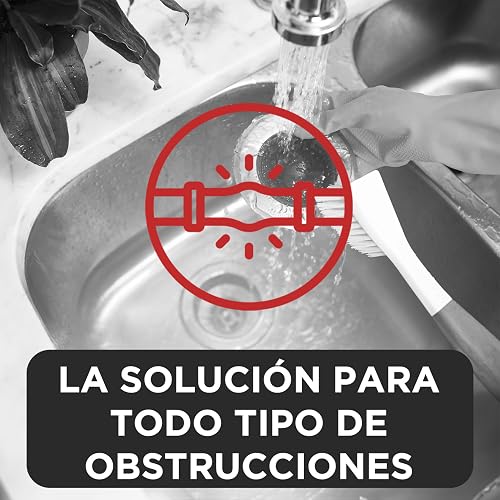 Drano Max Gel Destapacaños Líquido para Lavabo y Regadera, 2.3 L