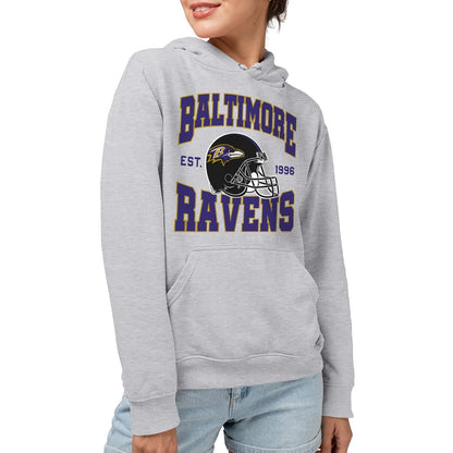 Junk Food Baltimore Ravens Team Helmet - Sudadera con Capucha para Adulto Sudadera con Capucha Unisex Adulto