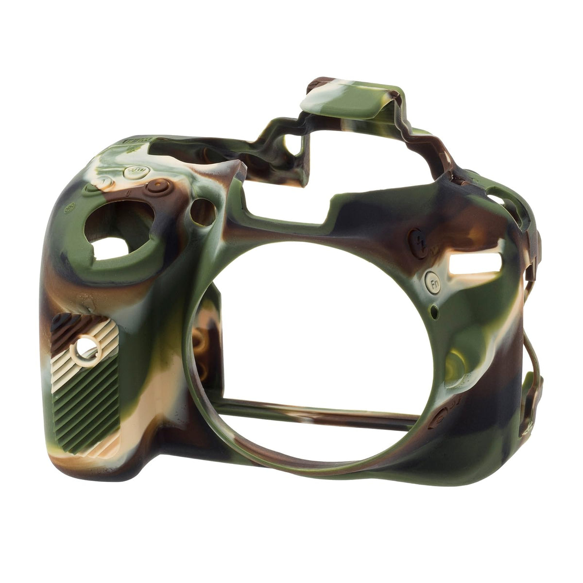 EasyCover Funda de Silicón para Nikon D5300 - Camuflaje