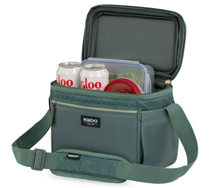 Igloo - Bolsa de Almuerzo Suave para Uso Diario, 12 latas, portátil, Ligera, Fiambrera aislada, Bolsa enfriadora de Lados Suaves