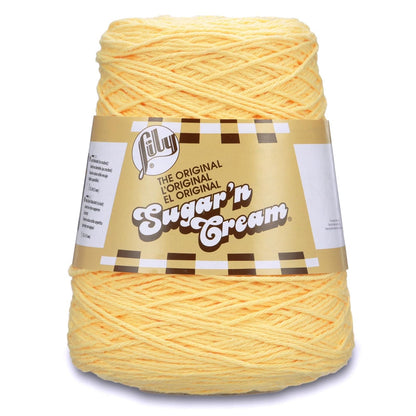 Lily Sugar'n Cream Hilo de Algodón 100%, 396 g - Amarillo