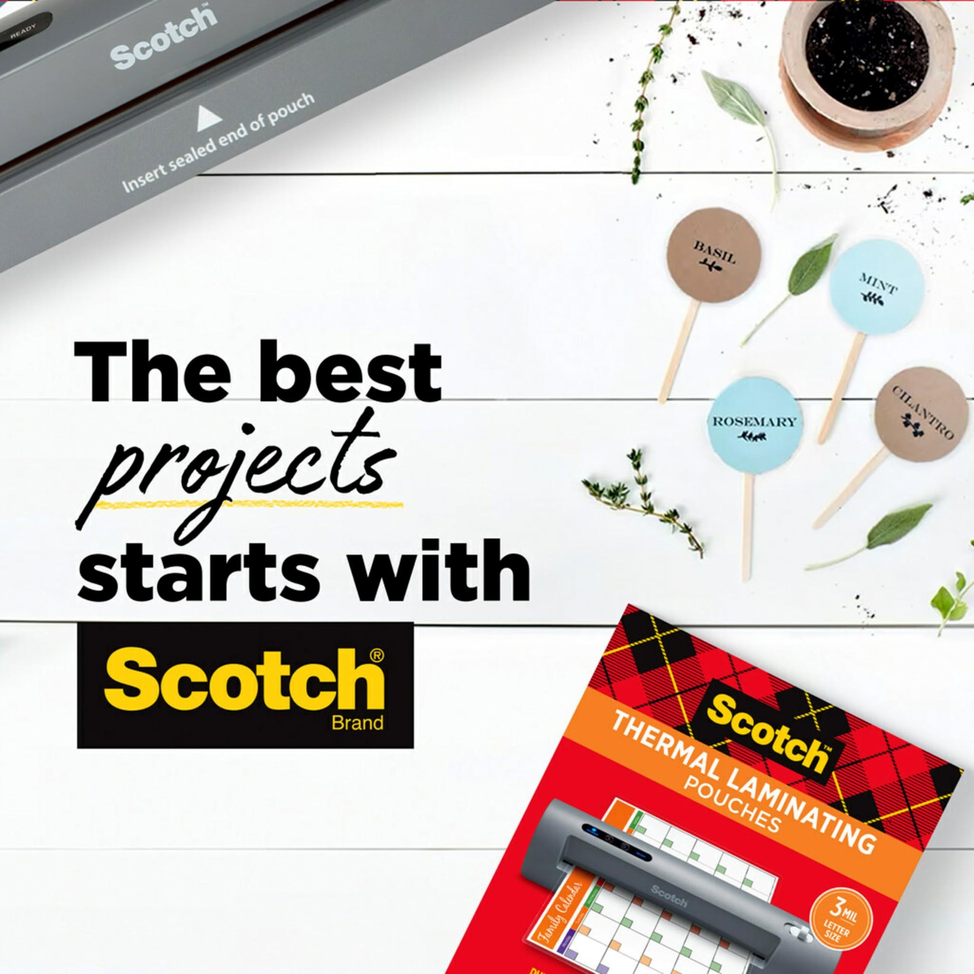 Scotch Laminadora Térmica de 2 Rodillos (TL901)