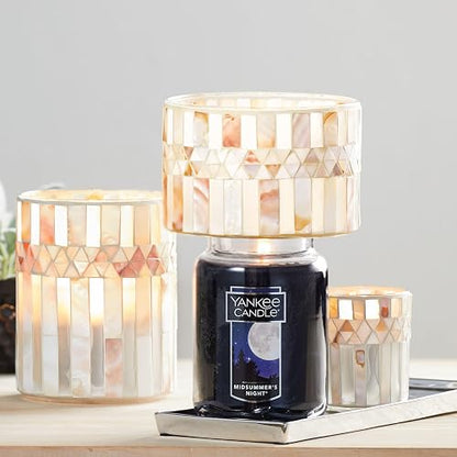 Yankee Candle - Vela aromática en Vaso (2 mechas, tamaño grande), Candelas, Negro, Large Jar, 1