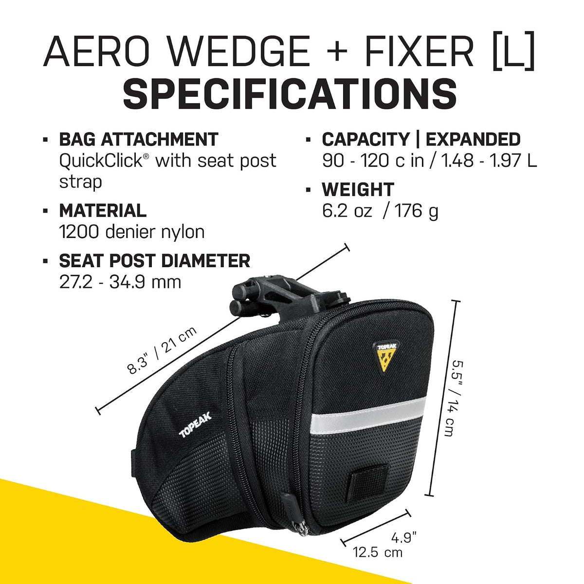 Aero Wedge Pack, w/Fixer F25, Small