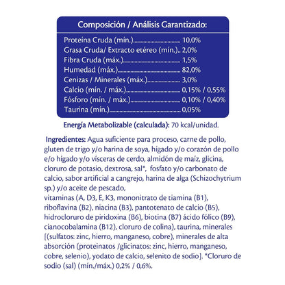 Purina Felix Fantastic Mix Adulto Todos los Tamaños Sabor Pollo y Cangrejo 24pack de 85g