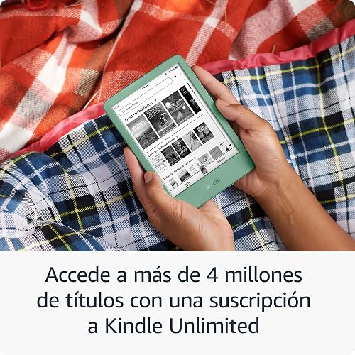Kindle 16 GB (modelo más reciente): El Kindle más ligero y compacto, ahora con cambios de página más rápidos y mayor contraste, para una experiencia de lectura mejorada - Negro