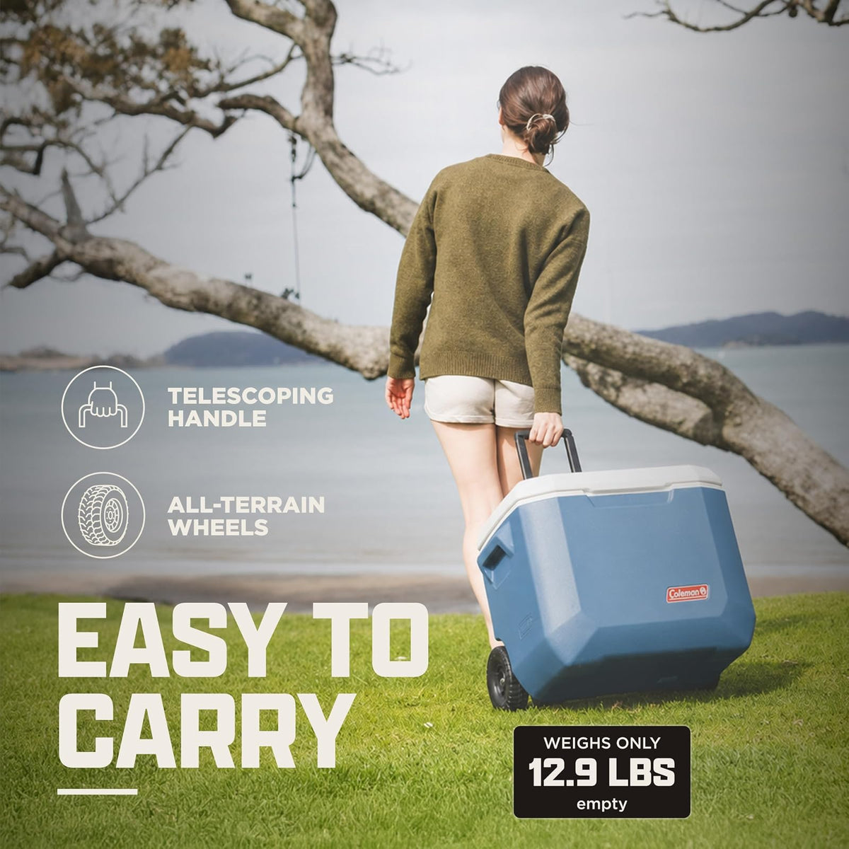 Coleman 50 Quart Xtreme 5 Wheeled Cooler