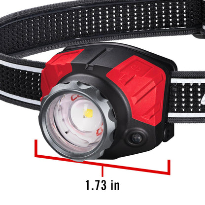 Coast® FL85R 1000 lúmenes tricolor (blanco/rojo/verde) Focusing LED recargable faros delanteros con batería recargable incorporada