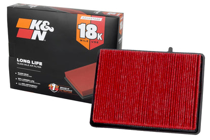 K&N KNA-5069 Filtro de Aire de Motor de Larga Duración 18000 Millas Compatible con Chevy Equinox/GMC Terrain 2018-2019