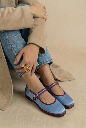 Pulaski Le Ballerina Zapatos Planos Mary Jane para Mujer
