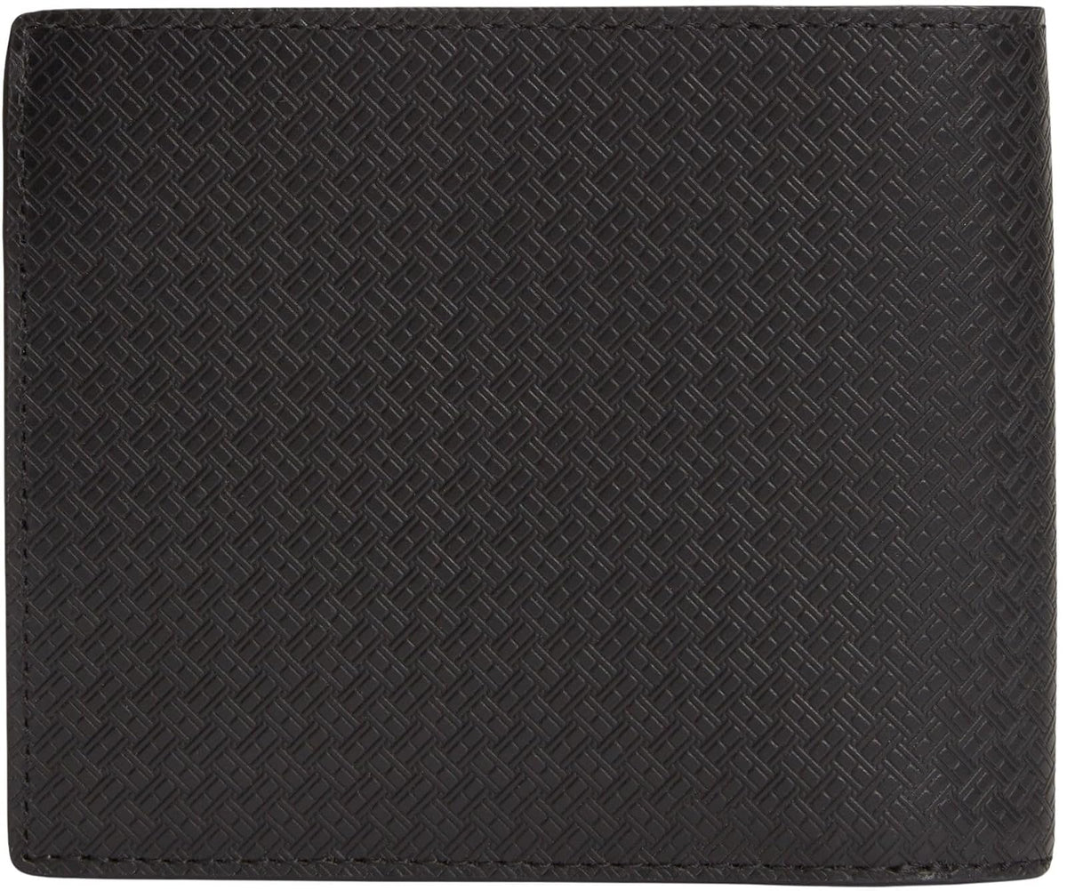 Tommy Hilfiger Cartera Bifold Wallet para para Hombre, Negro