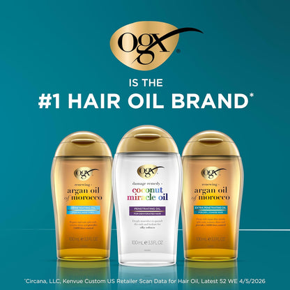 OGX, Tratamiento Capilar Reparador de Aceite de Coco, 100 ml