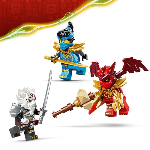 LEGO Ninjago Zilvar y Bestia Dragón Grimtak – Juguete de Construcción y Juego Simbólico – Figura de Acción de un Dragón con 3 Minifiguras – para Mayores de 7 años – 71863