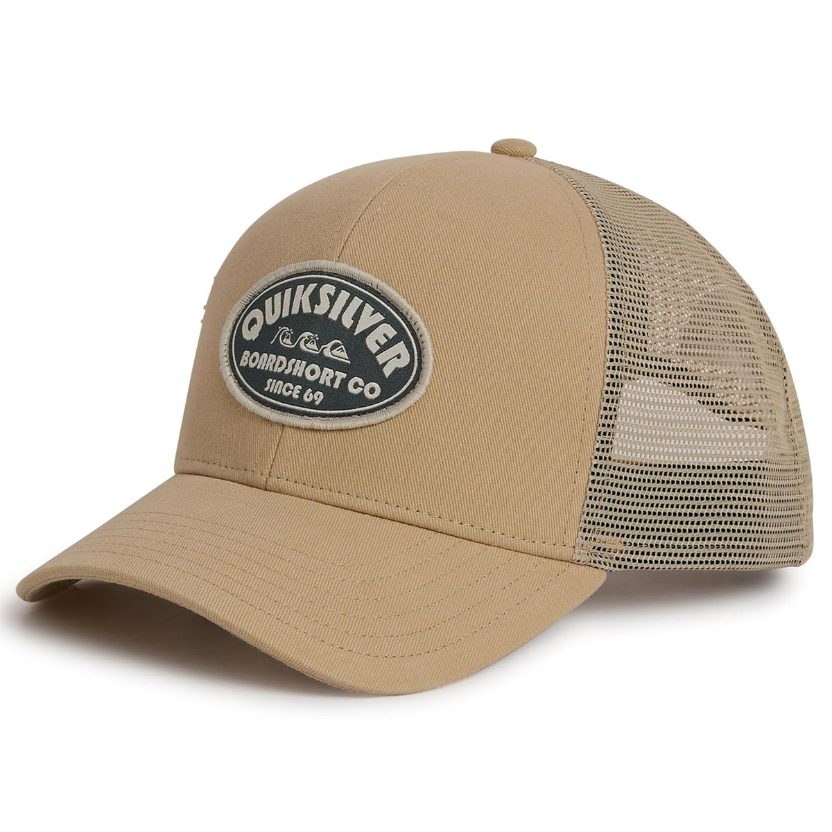 Quiksilver Premium Cotton Adjustable Snap Back Logo Gorra de béisbol Hombre - Talla Única - Tela asargada