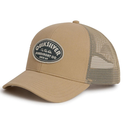 Quiksilver Premium Cotton Adjustable Snap Back Logo Gorra de béisbol Hombre - Talla Única - Tela asargada