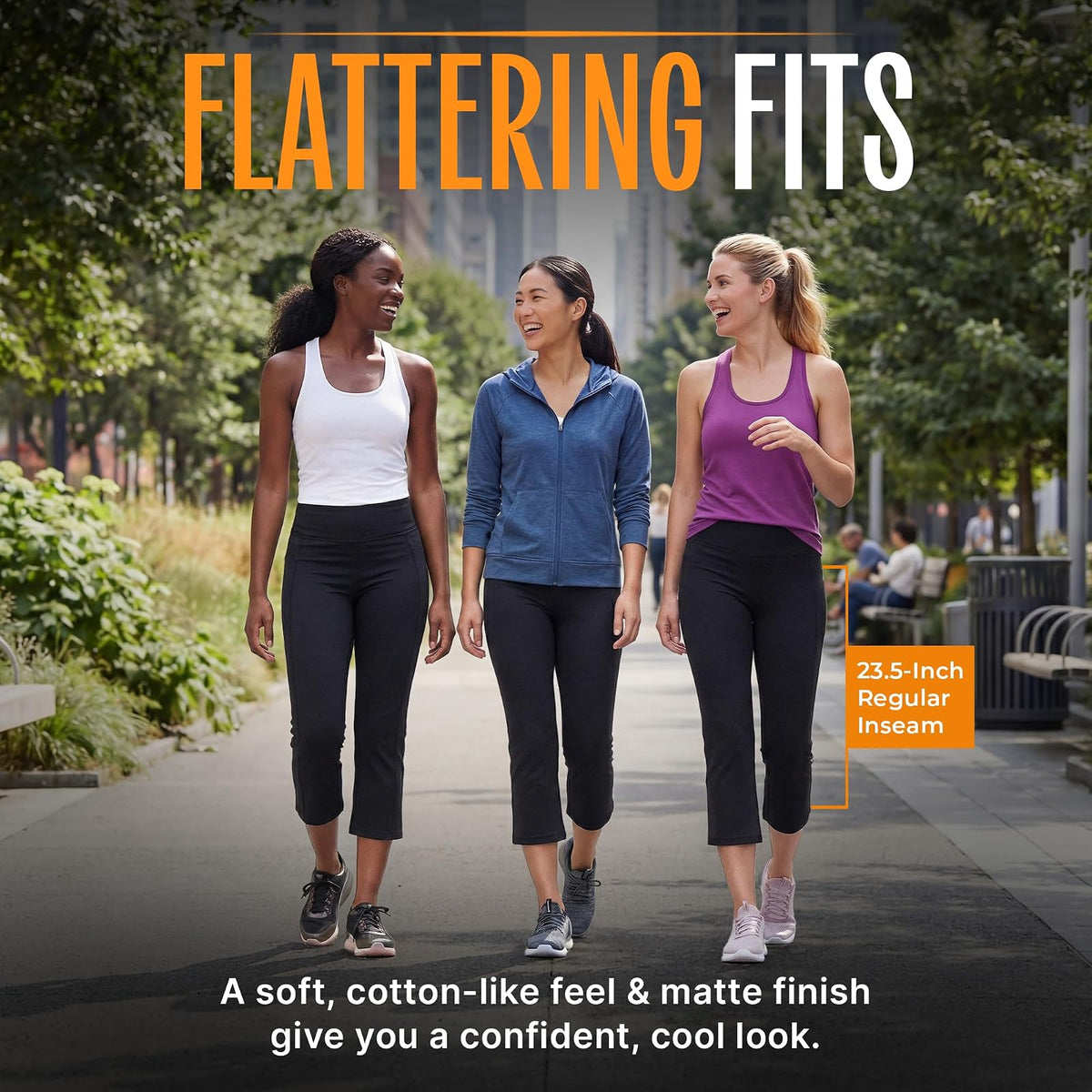 Skechers Go Walk Go Flex - Pantalón de Talle Alto Pantalones Casuales para Mujer