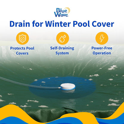 Blue Wave Drain para Cubierta de Piscina de Invierno