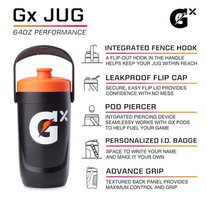 Gatorade Gx - Jarra (1.89 L), Color Azul Marino