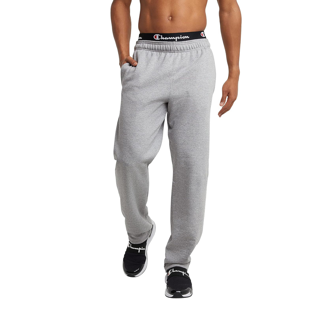 Champion - Pantalones Deportivos Powerblend para Hombres - OXFORD GRAY - CH