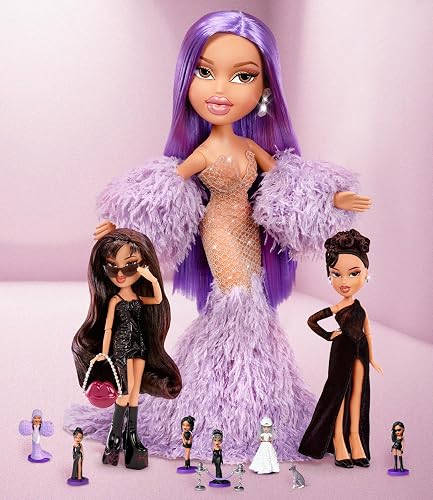Bratz Muñeca de Moda Bratz x Kylie Jenner de 60 cm con Vestido Largo.