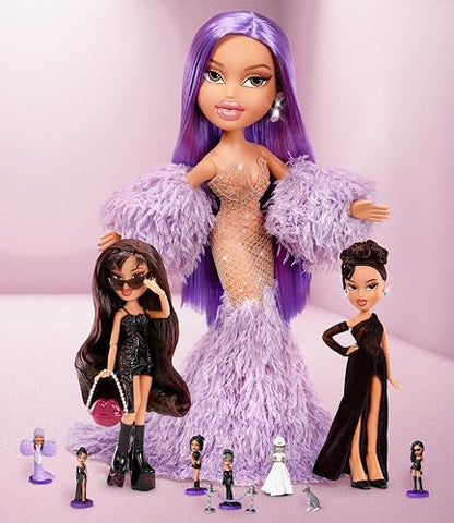 Bratz Muñeca de Moda Bratz x Kylie Jenner de 60 cm con Vestido Largo.