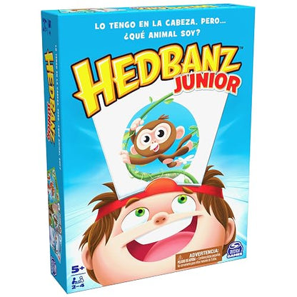 Spin Master Games, Juego de Mesa Hedbanz Junior para niños pequeños