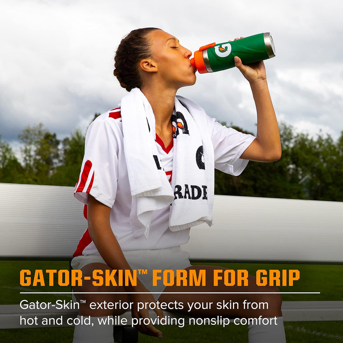 Gatorade - Botella de acero inoxidable de 760 ml