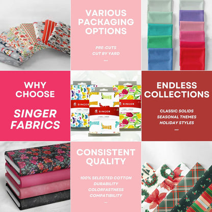 SINGER Fabrics, 100% algodón, tigre naranja, precortado de 2 yardas