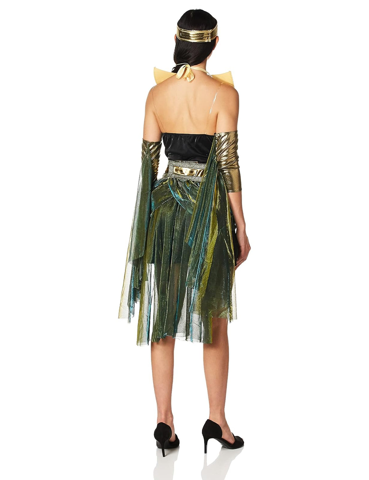 California Costumes - Eye Candy para mujer, diseño de diosa egipcia para adultos, color negro/verde azulado, tamaño mediano