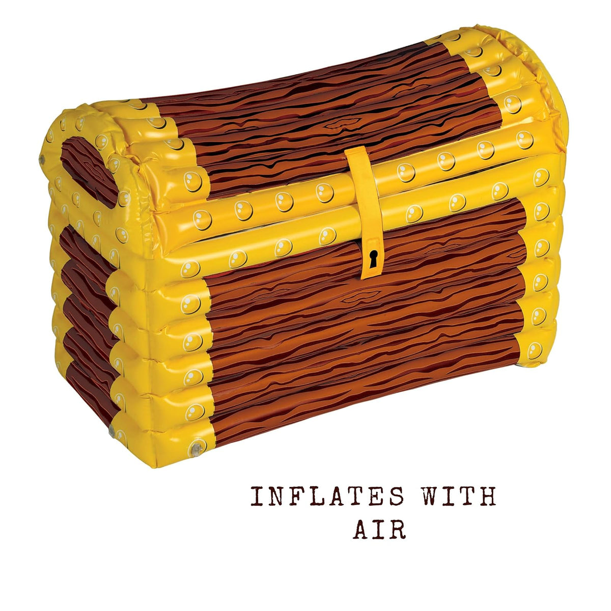 Beistle 50988 Inflatable Treasure Chest Cooler, 24-Inch Width by 17-Inch Height