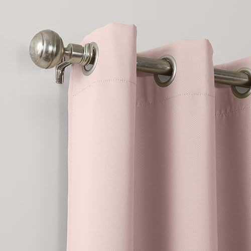 Sun Zero Easton - Cortina con ojales opacos, Rosado (Blush Pink)
