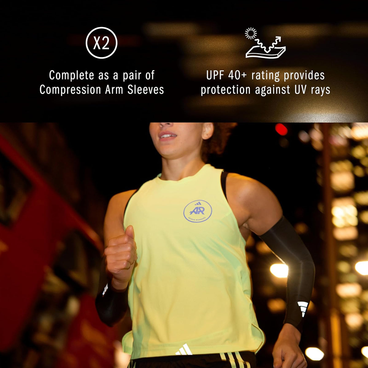 adidas Aeroready Compression Arm Sleeves Manga de compresión para brazoUnisex adulto
